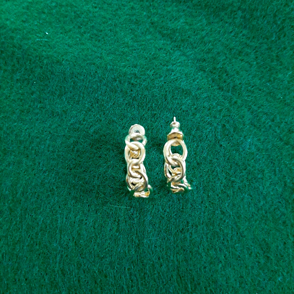 Monet 34 Inch Hoop Gold Chain Earrings 10$